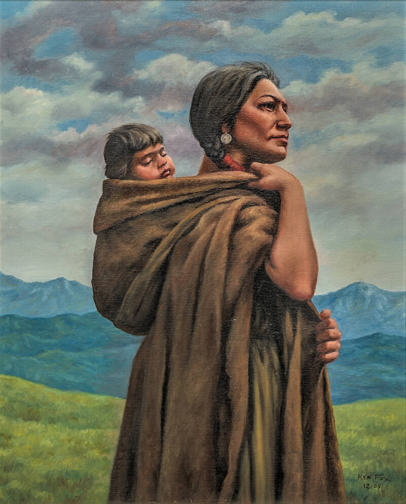 Sacagawea With Pomp