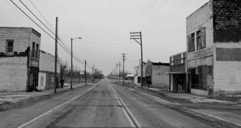 Abandoned Street In Picher Featured