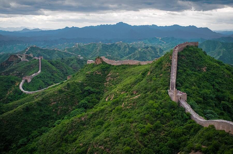 Great Wall Of China In Jinshanling