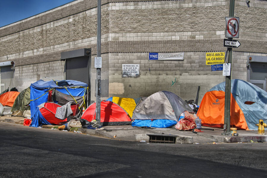 Inside Skid Row, Los Angeles' Neighborhood For The Homeless