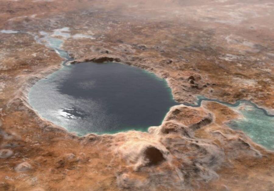 Mars Jezero Crater
