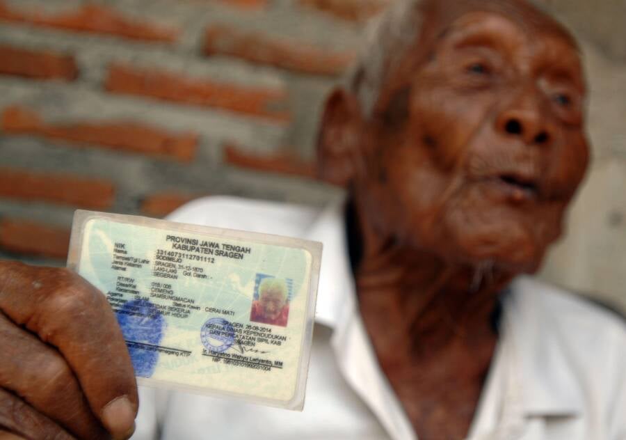 Mbah Gotho's Id Card