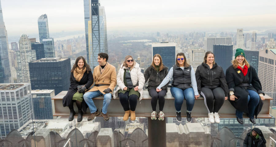 Recreate The 'Lunch Atop A Skyscraper' Photo At Rockefeller Center