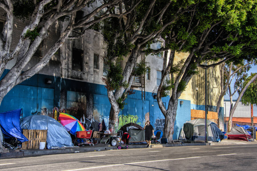 Inside Skid Row, Los Angeles' Neighborhood For The Homeless