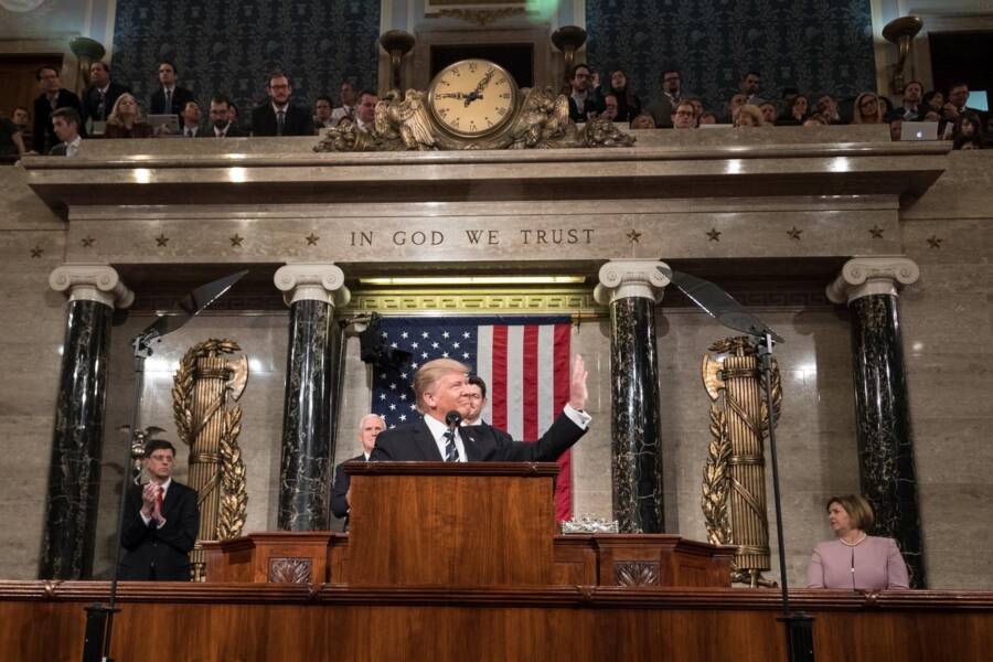 In God We Trust At The State Of The Union Address