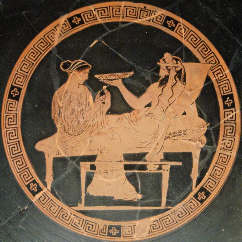 Hades And Persephone Vase