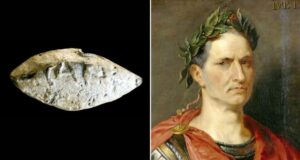 Lead Sling Bullet Alongside Julius Caesar Featured