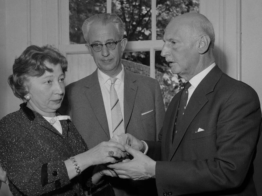 Miep Gies And Otto Frank