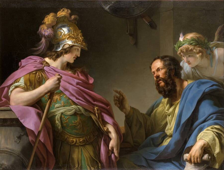 Alcibiades Being Taught By Socrates