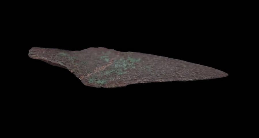 Extremely Rare 4 000 Year Old Dagger Discovered In Poland   Ancient Copper Dagger 