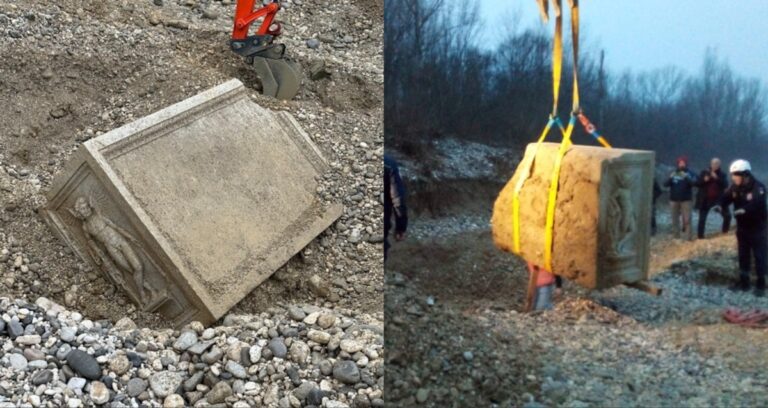 Featured Roman Funerary Altar Found In Italy