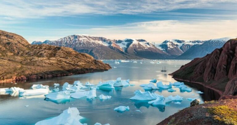 Floating Ice In Greenland Featured