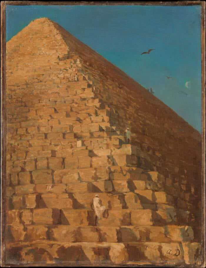 Great Pyramid Of Giza Painting