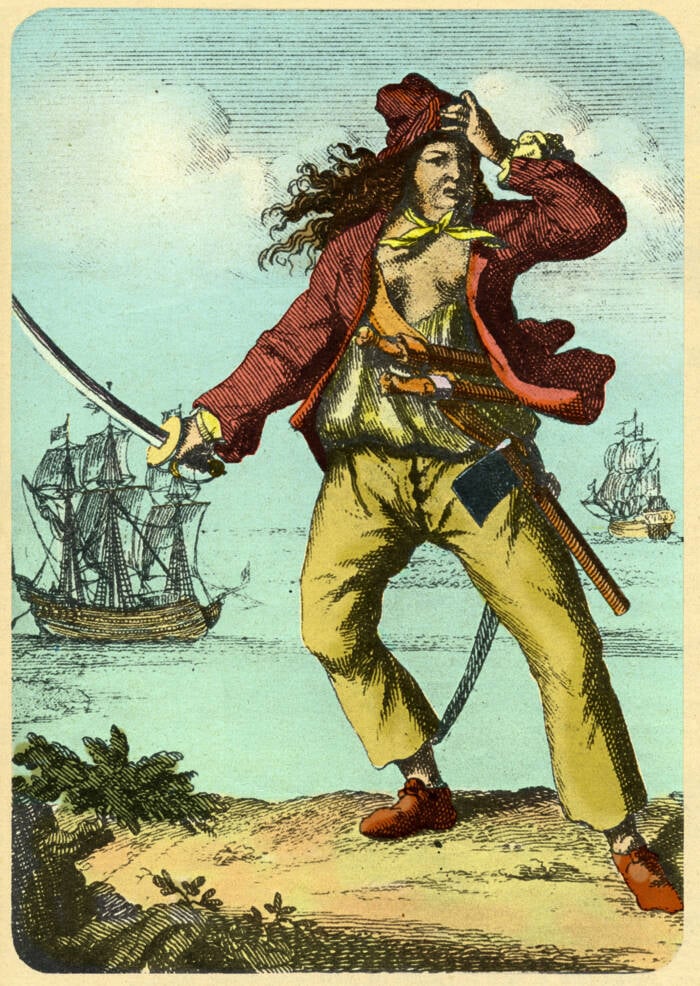 Female Pirate With A Sword