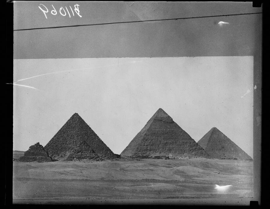 Pyramids Of Giza In 1936