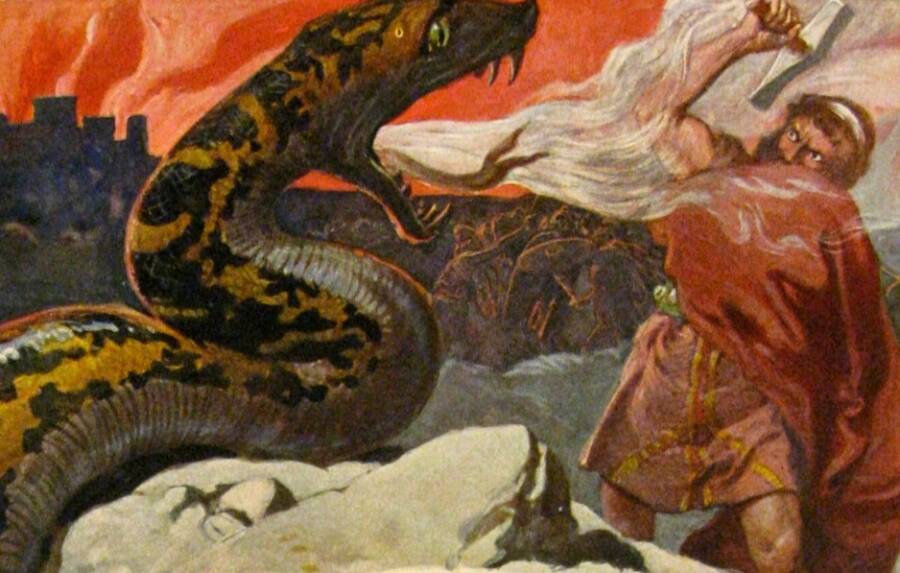 Thor And The Midgard Serpent