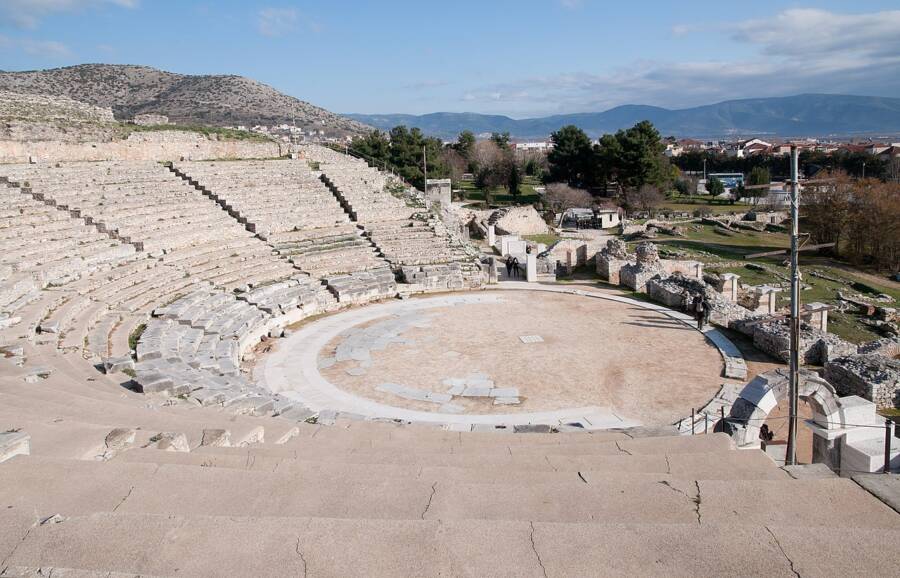 Ancient Theater In Philippi