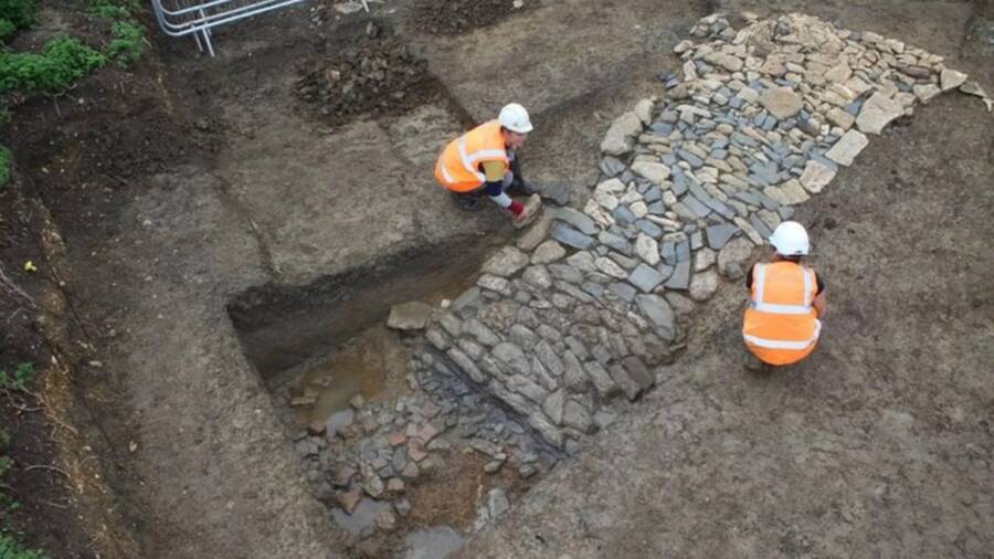 Archaeologists Stripping Back Modern Deposits