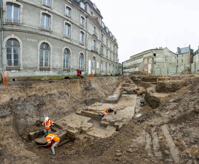 600-Year-Old Castle And Moat Discovered Under French Hotel