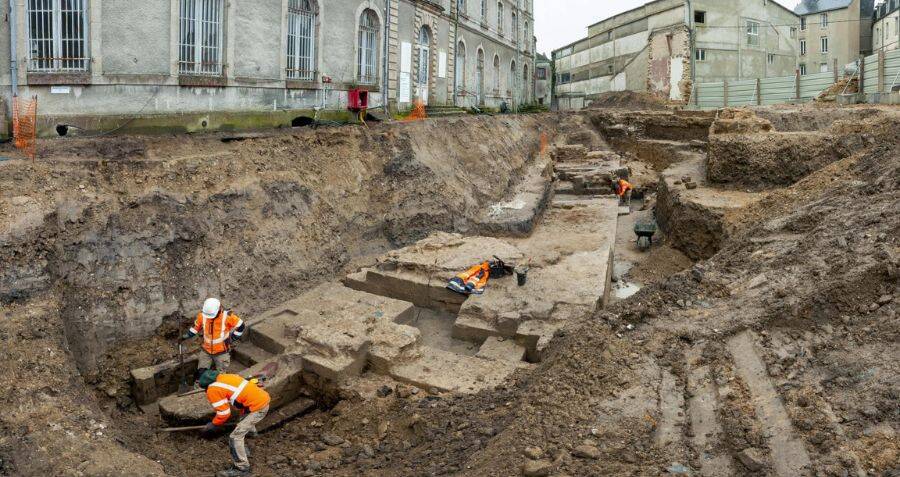 600-Year-Old Castle And Moat Discovered Under French Hotel