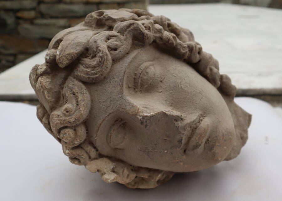 Κεφάλι από το άγαλμα του Απόλλωνα