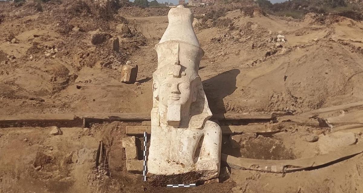 Missing Half Of Massive Ramses II Statue Unearthed In Egypt