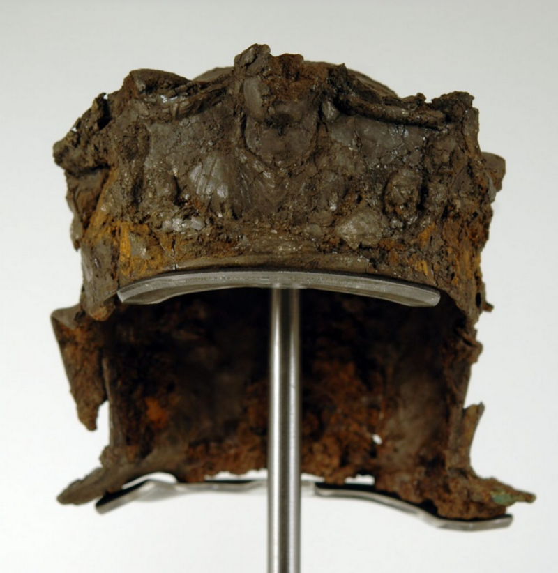 Roman Helmet Pre Restoration