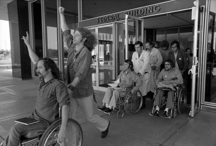 Disabled Veterans After A Hunger Strike