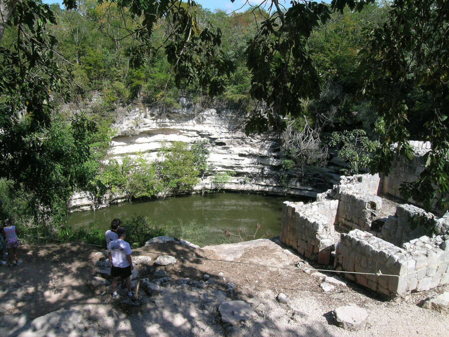 Sacred Cenote At Chichen Itza