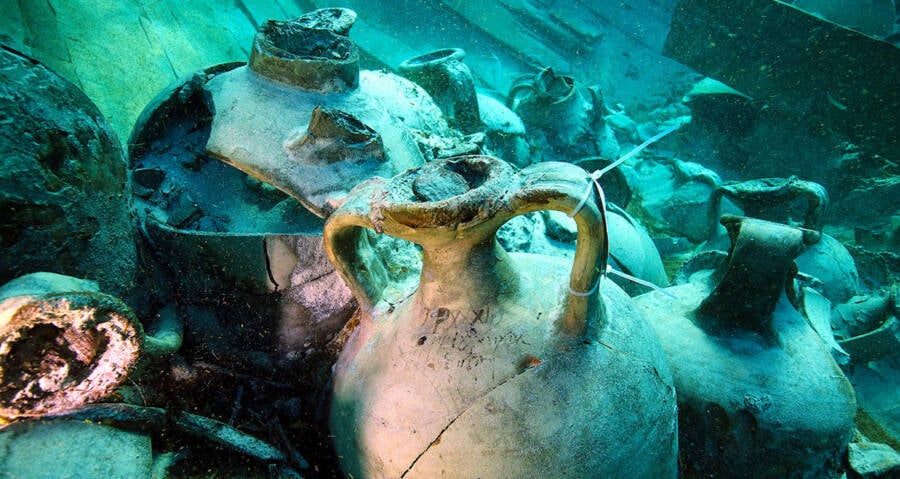 New Study Details Cargo Found On A 4th-Century Roman Shipwreck In Spain — Including Jars Of Fish Sauce