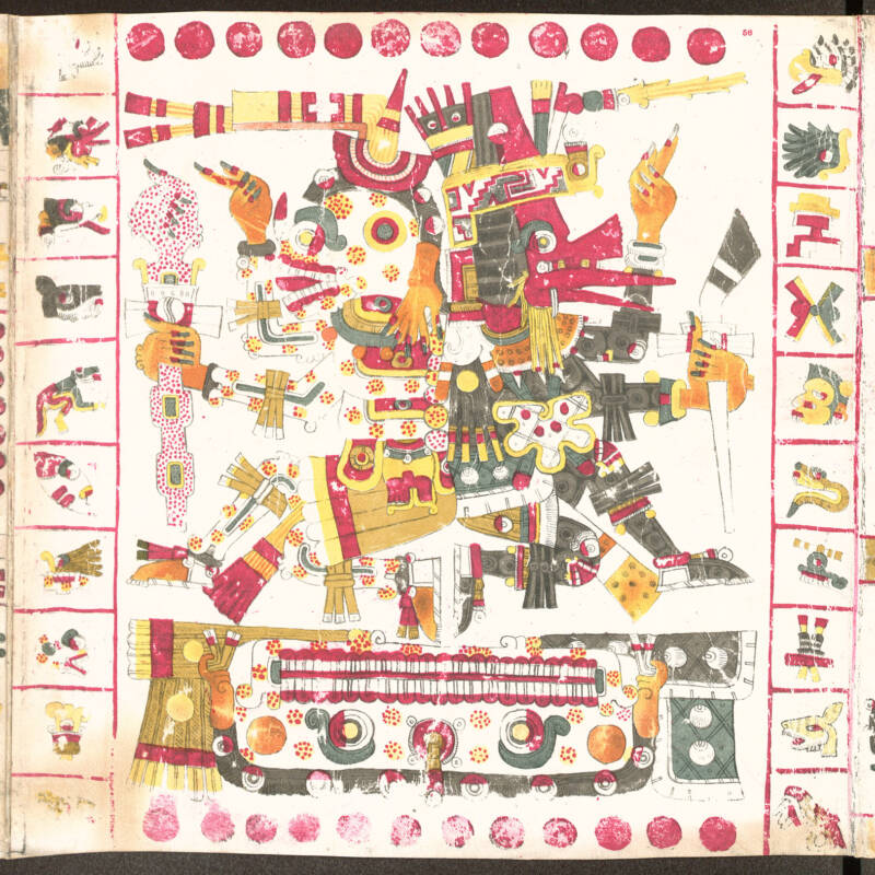 Aztec Gods In The Codex Borgia