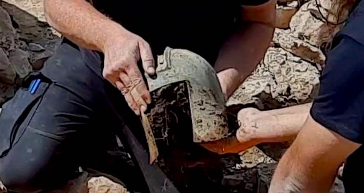 ‘A Phenomenal Feeling’: 2‚500-Year-Old Greek-Illyrian Helmet Unearthed In Croatia