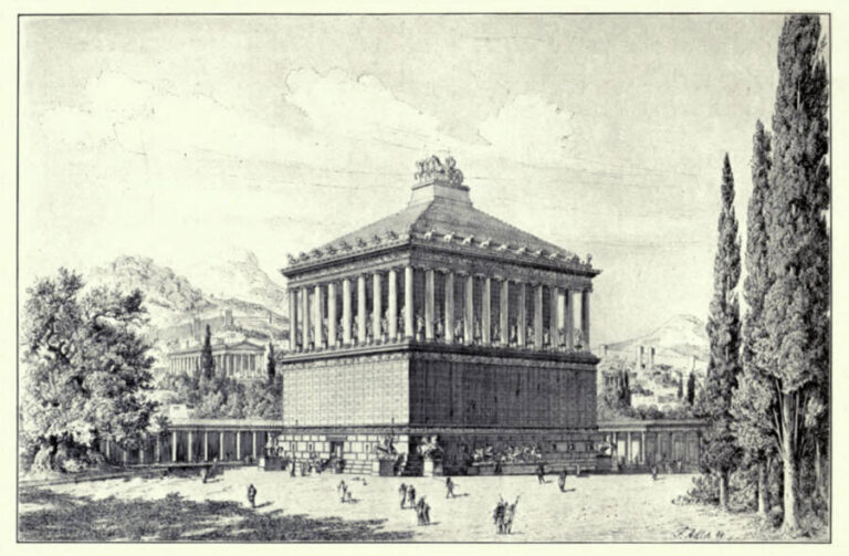 The Mausoleum At Halicarnassus, A Wonder Of The Ancient World