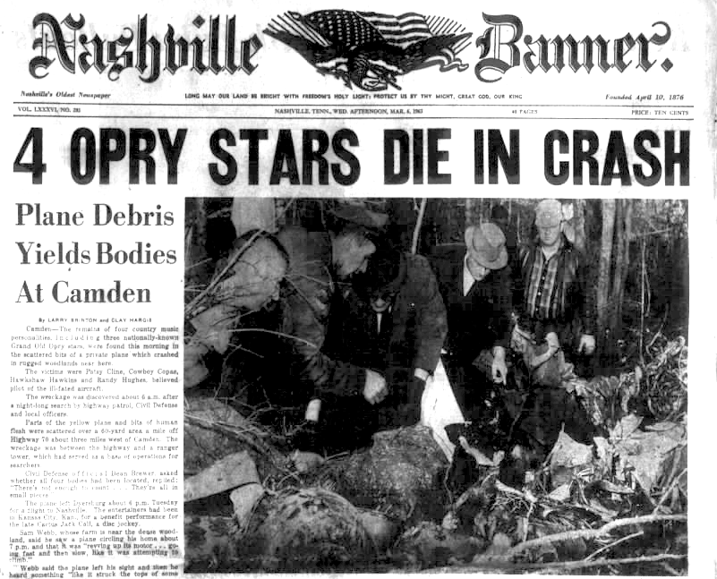 Patsy Cline Plane Crash