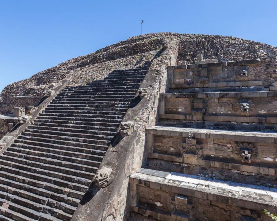 Temple In Teotihuacan
