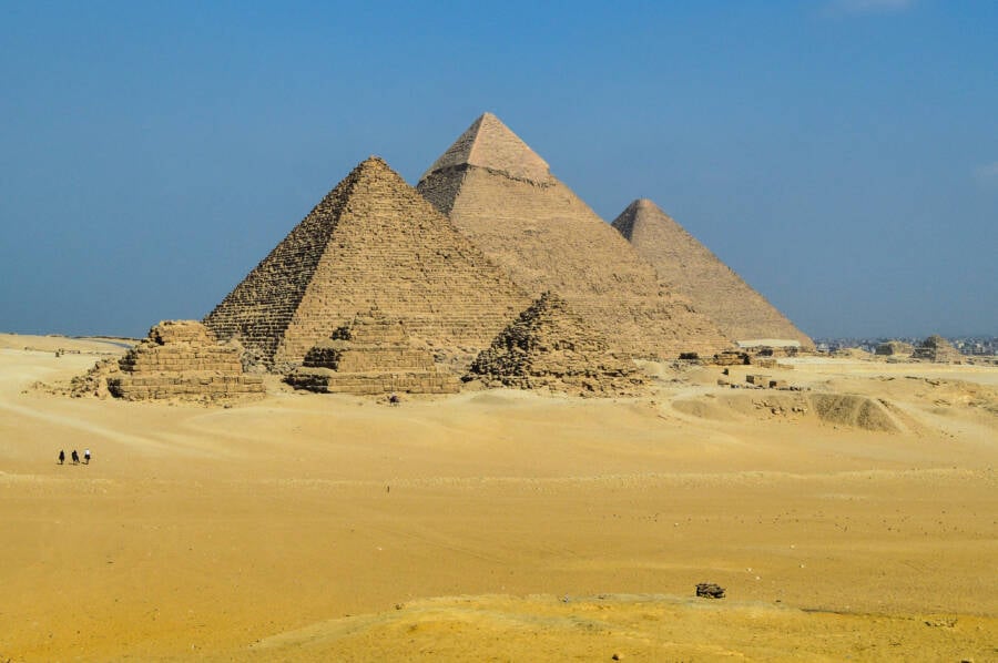 The Egyptian Pyramids At Giza