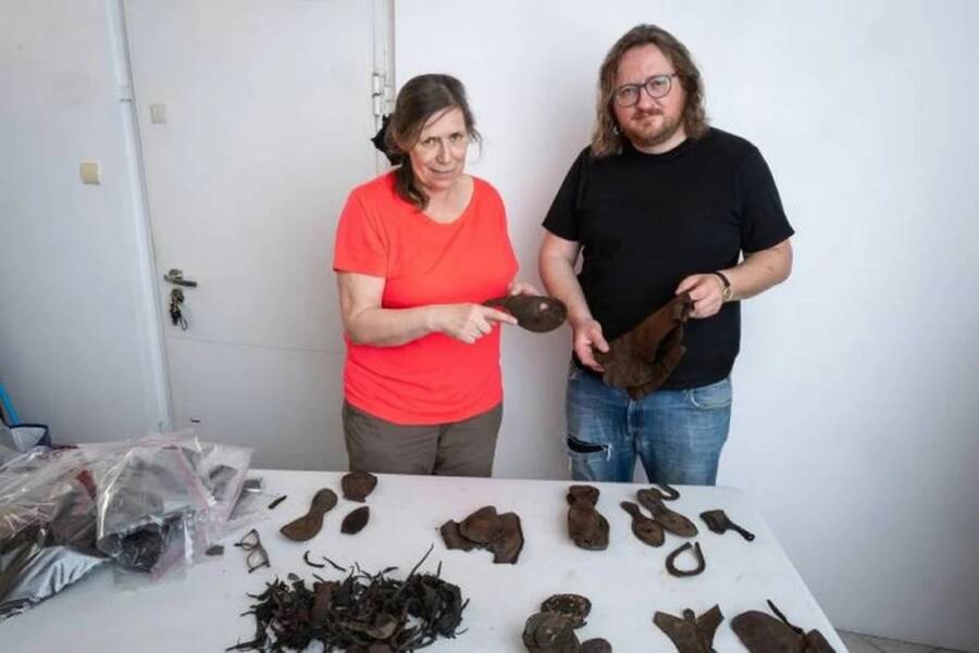 Archaeologists With The Clothing Collection