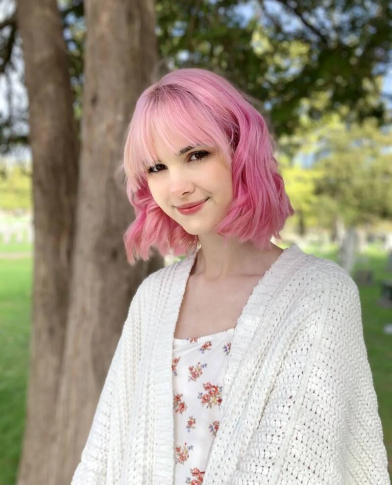 Bianca With Pink Hair