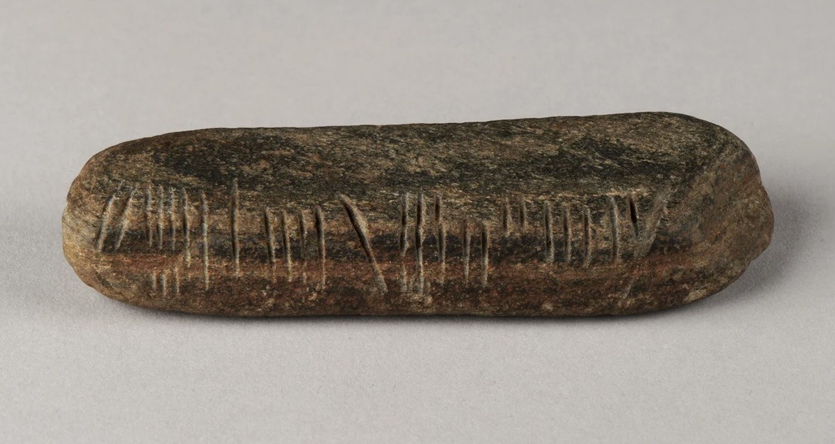 A 1,600-Year-Old Stone Covered In The Pre-Latin Ogham Script Was Uncovered In An English Garden