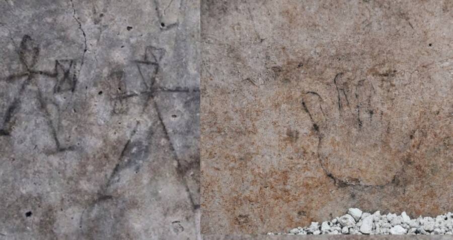 Graffiti Depicting Gladiator Battles Uncovered In Pompeii