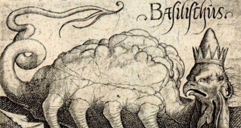 Medieval Basilisk Drawing Featured