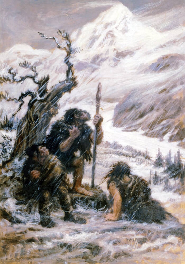 Neanderthals In The Snow