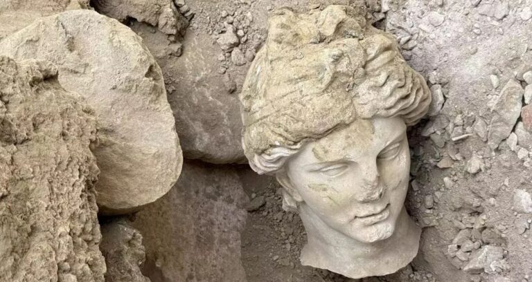 Statue Head Of Hygieia Featured