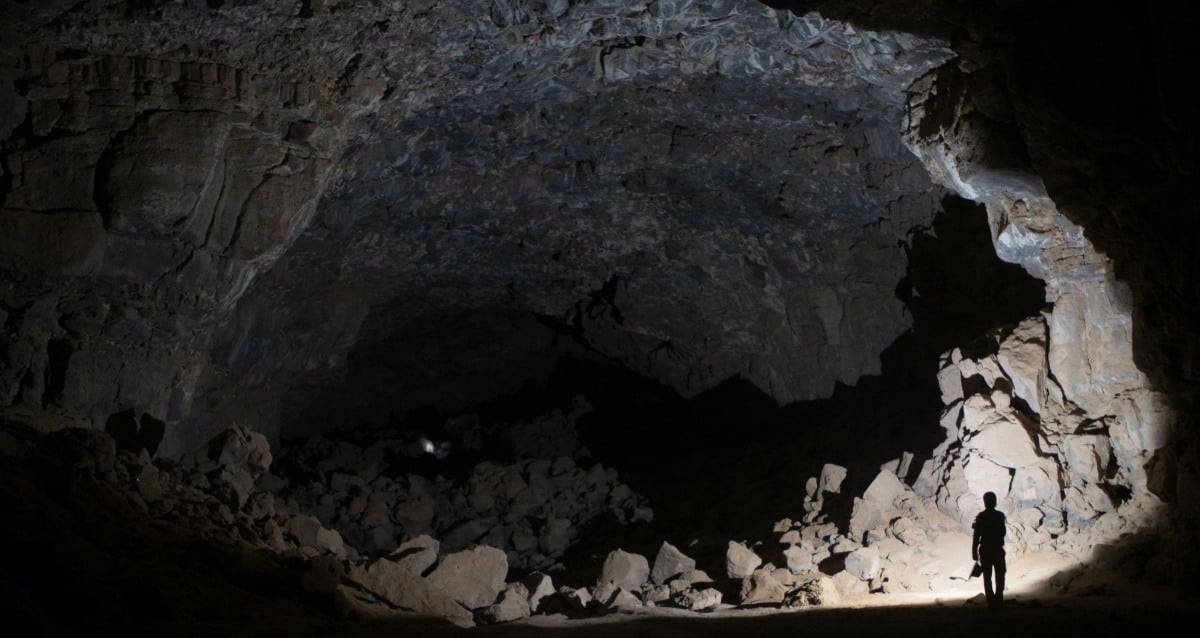 This Massive Lava Tube Beneath The Arabian Desert Sheltered Prehistoric Humans For Thousands Of Years