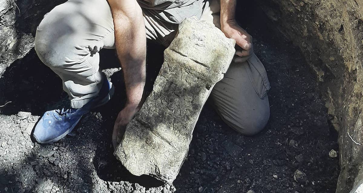 Rare Roman-Era Altar Dedicated To A Basque Deity Found At The Bottom Of A Medieval Well In Spain