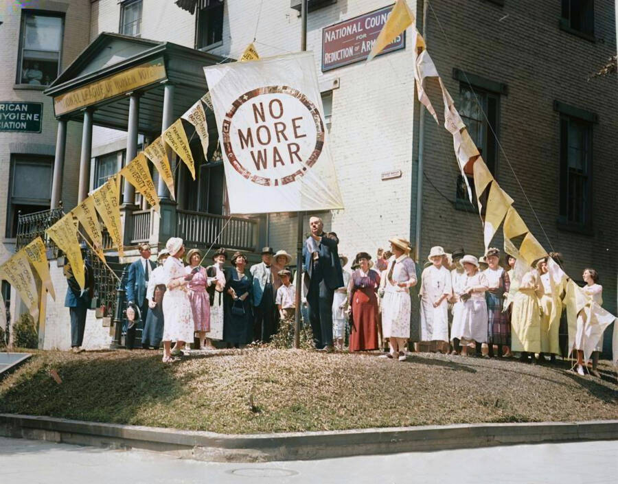 Anti War Women Protesting