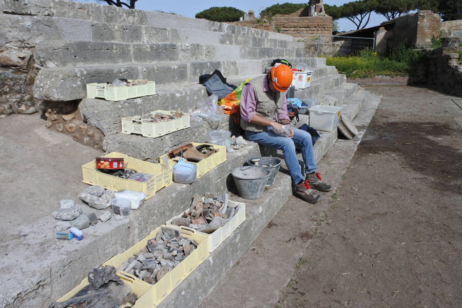 Archaeologist With The Well Objects