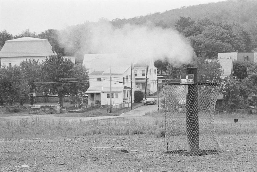 Centralia Pennsylvania Smoke Vent