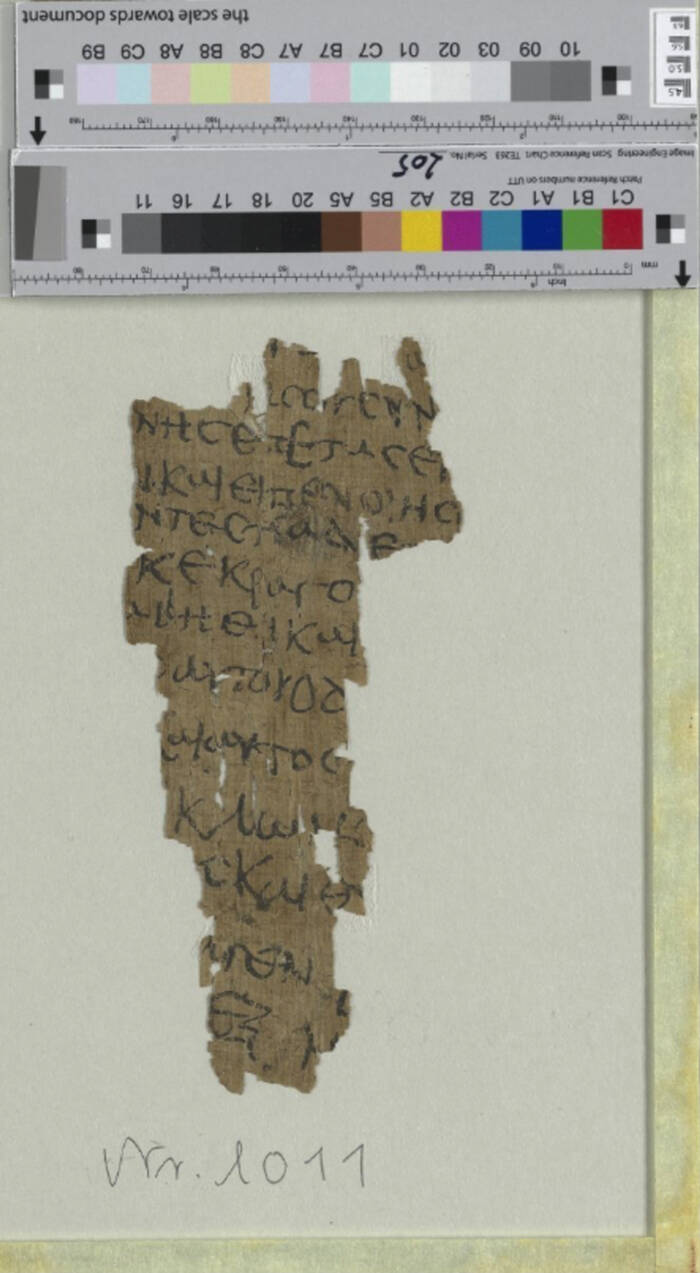 Papyrus About Early Life Of Jesus