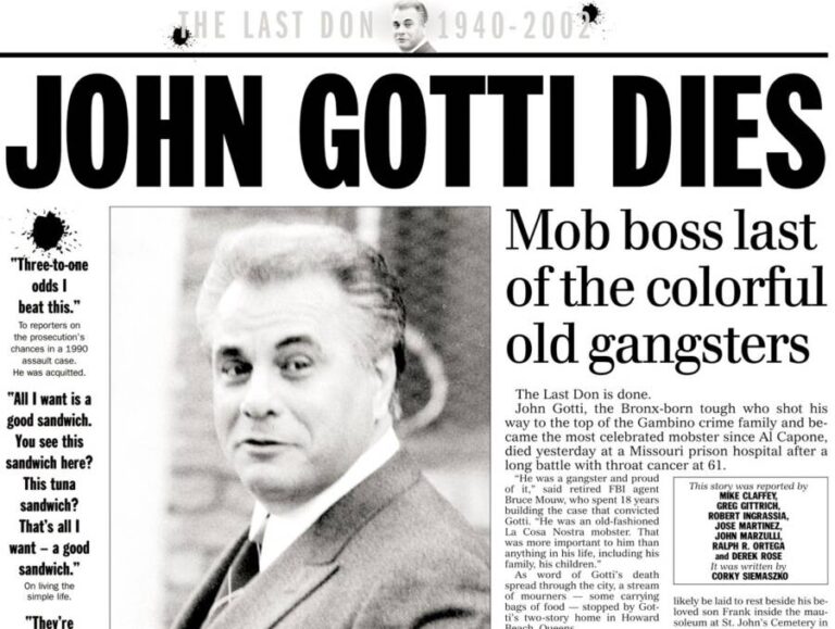 John Gotti s Death How The Notorious Mob Boss Met His End John Gotti s Death How The Notorious Mob Boss Met His End